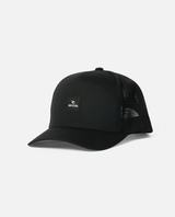 The Rip Curl Mens Vaporcool Flexifit Trucker Cap in Black