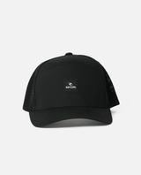 The Rip Curl Mens Vaporcool Flexifit Trucker Cap in Black