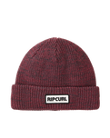 The Rip Curl Mens Icons Reg Beanie in Maroon