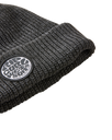 The Rip Curl Mens Icons Reg Beanie in Black