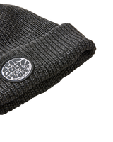 The Rip Curl Mens Icons Reg Beanie in Black