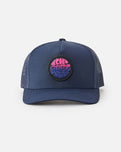 Wetsuit Icon Trucker Cap in Washed Navy