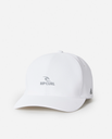 The Rip Curl Mens Vaporcool Delta Flexifit Cap in White