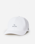 The Rip Curl Mens Vaporcool Delta Flexifit Cap in White