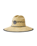 The Rip Curl Mens Logo Straw Hat in Natural