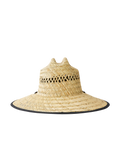 The Rip Curl Mens Logo Straw Hat in Natural