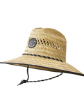 The Rip Curl Mens Logo Straw Hat in Natural