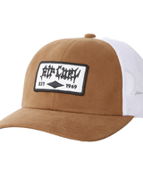 The Rip Curl Mens Quality Products Trucker Cap in Mocha