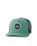 The Rip Curl Mens Routine Curve Trucker Cap in Bluestone