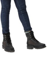 The Sorel Womens Lennox Boots in Jet Black