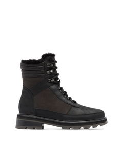 The Sorel Womens Lennox Boots in Jet Black