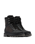 The Sorel Womens Lennox Boots in Jet Black