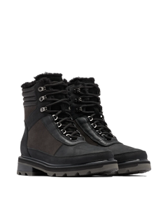 The Sorel Womens Lennox Boots in Jet Black