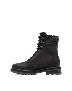 The Sorel Womens Lennox Boots in Jet Black