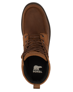 The Sorel Mens Carson Moc Shoes in Velvet Tan & Gum