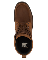 The Sorel Mens Carson Moc Shoes in Velvet Tan & Gum