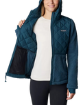 The Columbia Womens Crested Peak Jacket in Night Wave