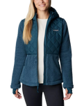 The Columbia Womens Crested Peak Jacket in Night Wave