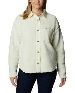 The Columbia Womens West Bend Shirt Jacket in Chalk