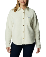 The Columbia Womens West Bend Shirt Jacket in Chalk