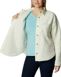 The Columbia Womens West Bend Shirt Jacket in Chalk