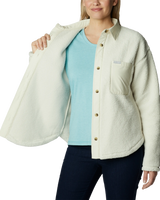 The Columbia Womens West Bend Shirt Jacket in Chalk