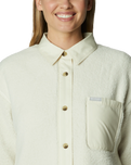 The Columbia Womens West Bend Shirt Jacket in Chalk