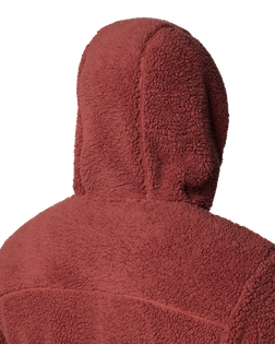 The Columbia Mens Rugged Ridge III Sherpa Pullover Hoodie in Spice