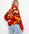 The Columbia Womens Helvetia Cropped Half Snap Fleece Jacket in Spice Floristic, Sunkissed & Juicy