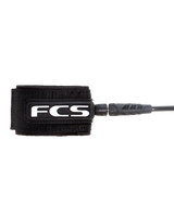 The FCS Regular Classic 6' Surfboard Leash in Black