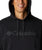 The Columbia Mens Lodge French Terry II Hoodie in Black & Branded Shadow