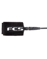 The FCS Regular Classic 8' Surfboard Leash in Black