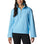 The Columbia Womens Lodge 1/4 Zip Sweatshirt in Vista Blue, Spring Blue