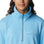 The Columbia Womens Lodge 1/4 Zip Sweatshirt in Vista Blue, Spring Blue