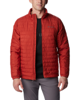 The Columbia Mens Silver Falls Jacket in Warp Red