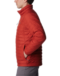 The Columbia Mens Silver Falls Jacket in Warp Red