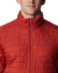 The Columbia Mens Silver Falls Jacket in Warp Red