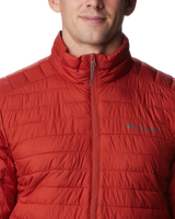 The Columbia Mens Silver Falls Jacket in Warp Red