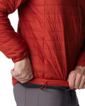 The Columbia Mens Silver Falls Jacket in Warp Red