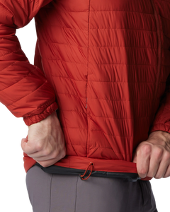 The Columbia Mens Silver Falls Jacket in Warp Red