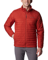 The Columbia Mens Silver Falls Jacket in Warp Red