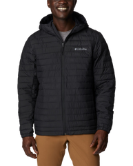 The Columbia Mens Silver Falls Hooded Jacket in Black