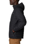 The Columbia Mens Silver Falls Hooded Jacket in Black