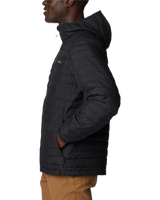 The Columbia Mens Silver Falls Hooded Jacket in Black