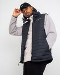 Silver Falls Gilet in Black