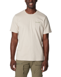 The Columbia Mens Explorers Canyon T-Shirt in Dark Stone & Bearly Tribe