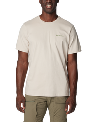 The Columbia Mens Explorers Canyon T-Shirt in Dark Stone & Bearly Tribe