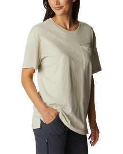 The Columbia Womens Break It Down T-Shirt in Dark Stone