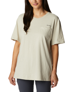 The Columbia Womens Break It Down T-Shirt in Dark Stone