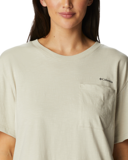 The Columbia Womens Break It Down T-Shirt in Dark Stone